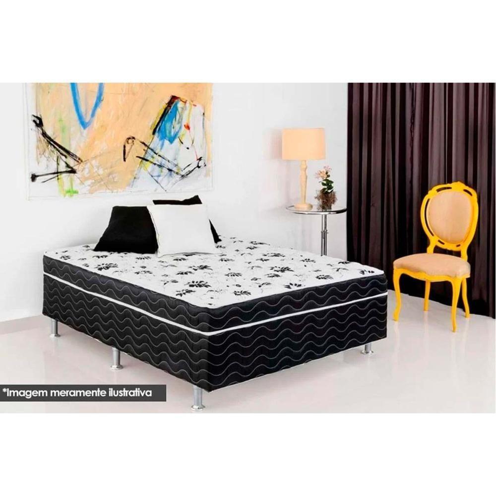 Miniatura Cama Box Conjugado Casal: Colchão Ortopédico Union (138x188) Ortobom
