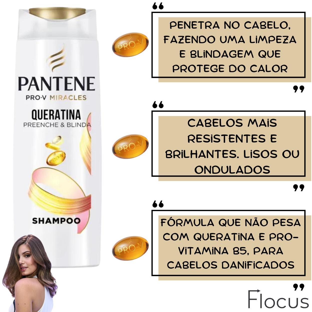 Miniatura Kit Pantene Pro-V Queratina Miracles Hidratação Intensiva