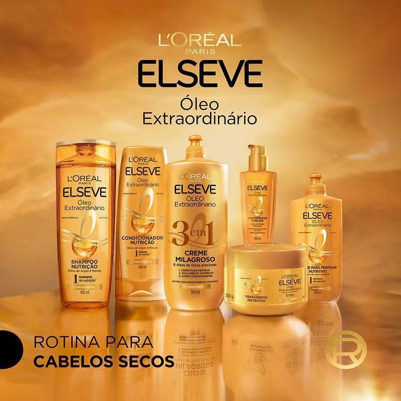 Miniatura Kit Elseve Óleo Extraordinário Shampoo Condicionador 3 Em 1