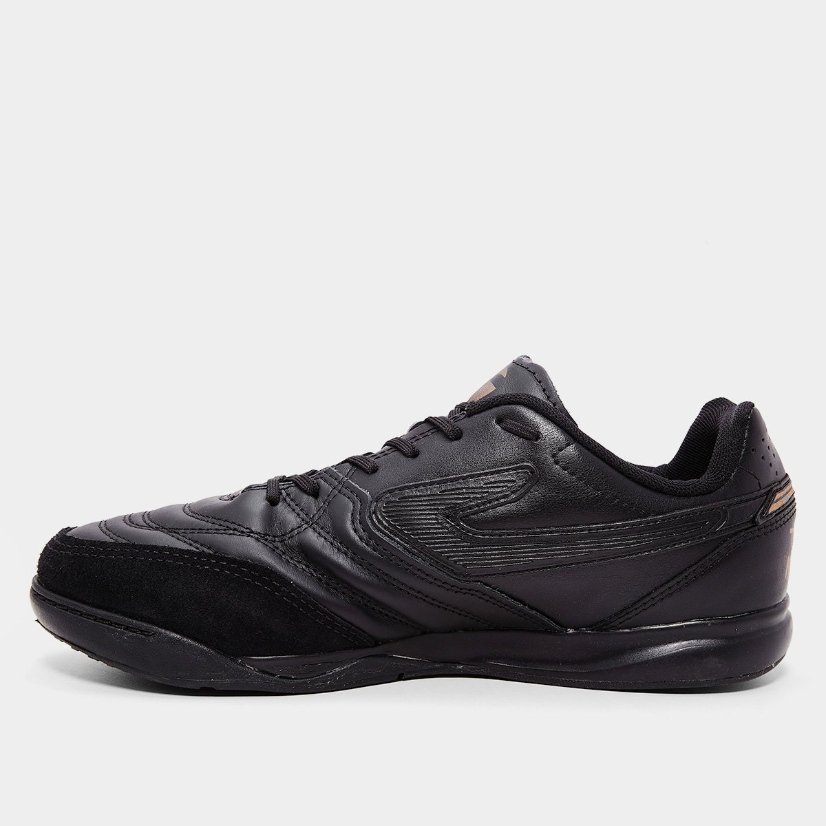 Chuteira Futsal Topper Maestro PRO V Unissex Preto+Dourado - 42