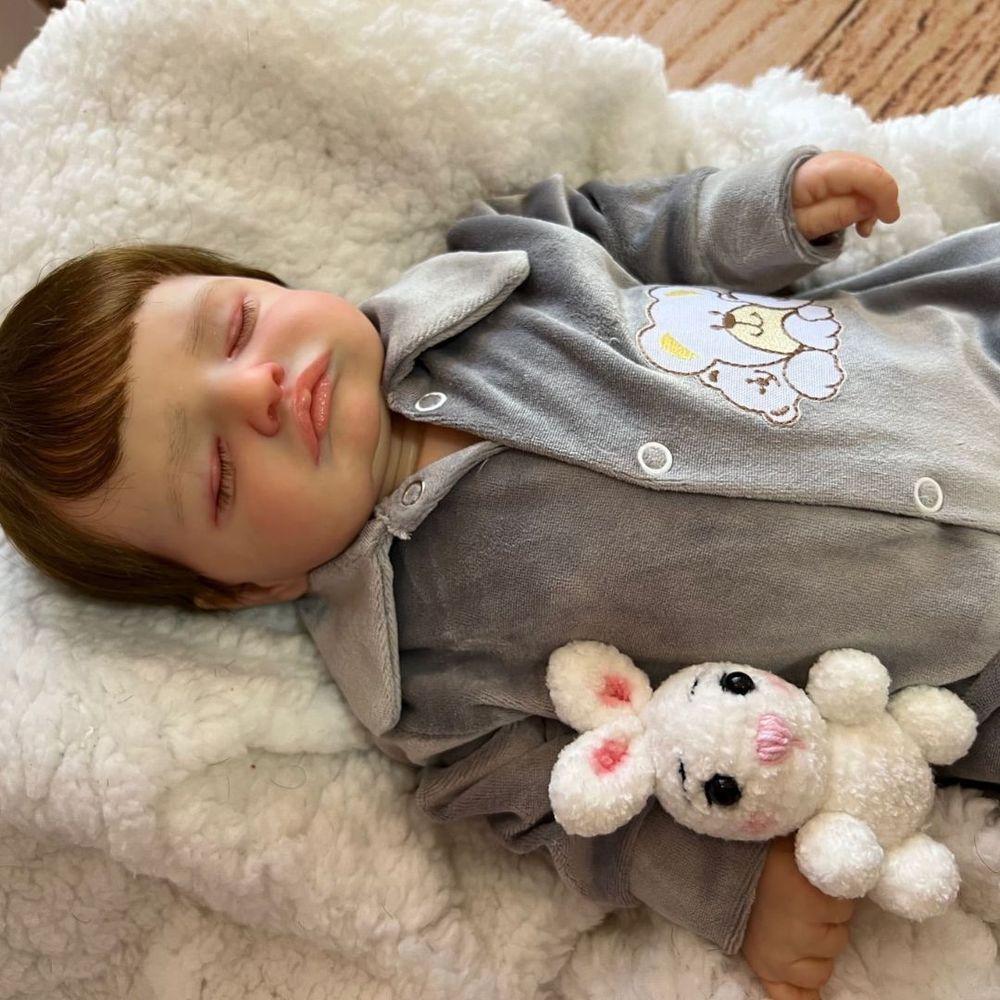 Miniatura Bebê Reborn Hiper Realista Rosali Menino