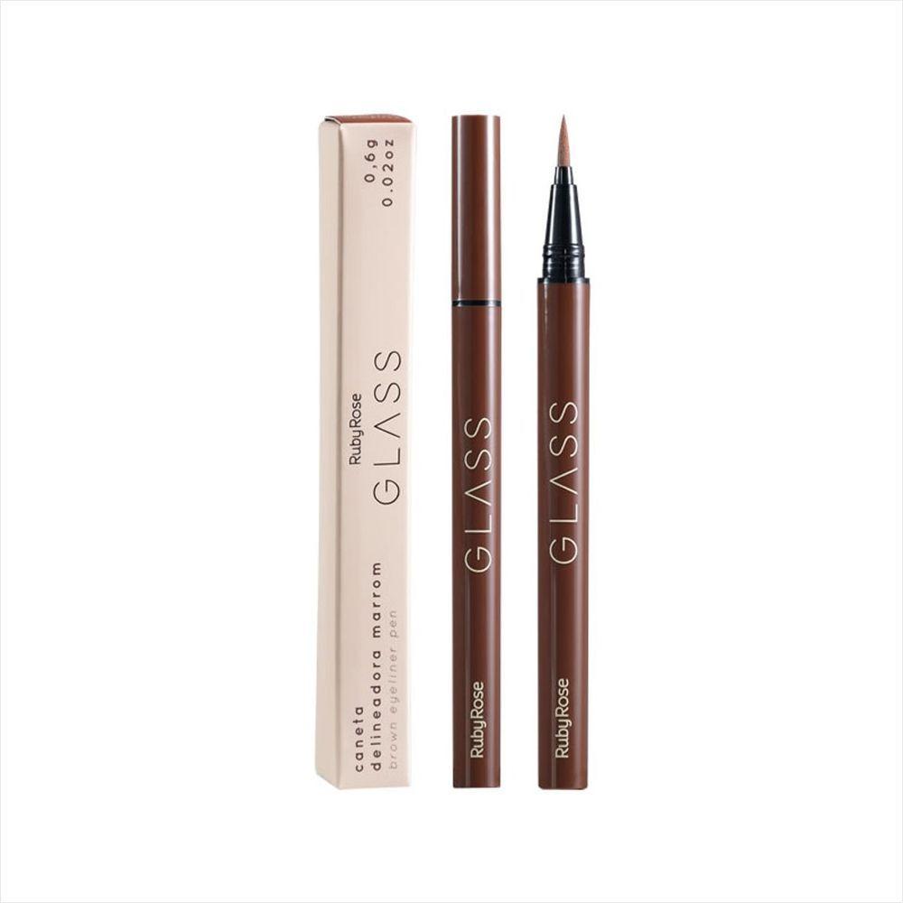 Miniatura Ruby Rose Caneta Delineadora Marrom Light Brown Glass Hb5271 0,6g