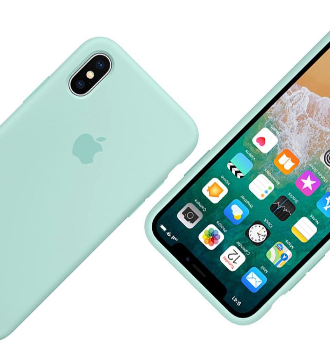 Miniatura Capinha Case Iphone X - Verde Água