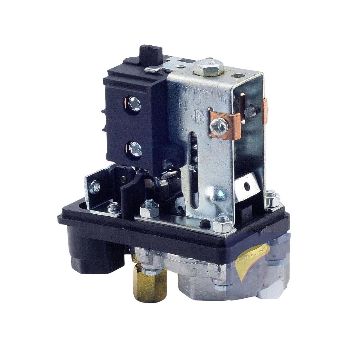 Miniatura Pressostato On/Off Para Compressor De Ar 125/175 Psi 4 Vias