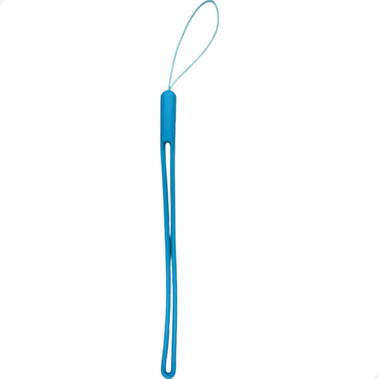 Miniatura Cordinha Cordão Para Capinha Capa De Celular Silicone Azul