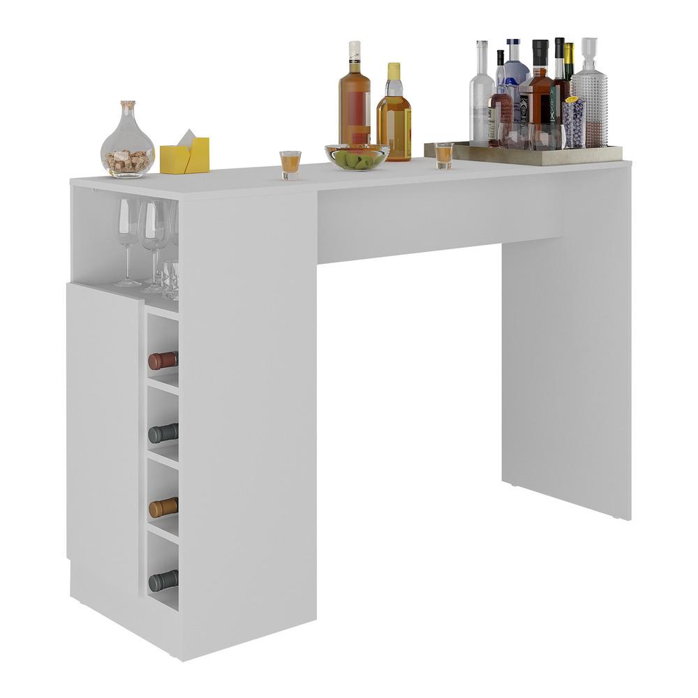 Miniatura Bar Bancada com Adega e 1 Porta Multimóveis MP1062 Branco