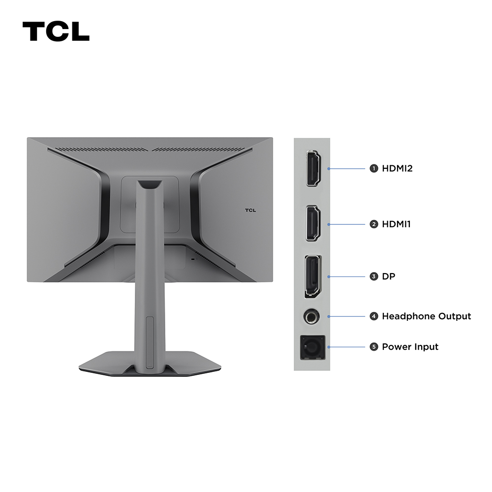 Monitor Gamer TCL 27 Polegadas QLED Mini LED QHD G64 180Hz 1ms (GtG) Freesync HDR 600 nits 27G64