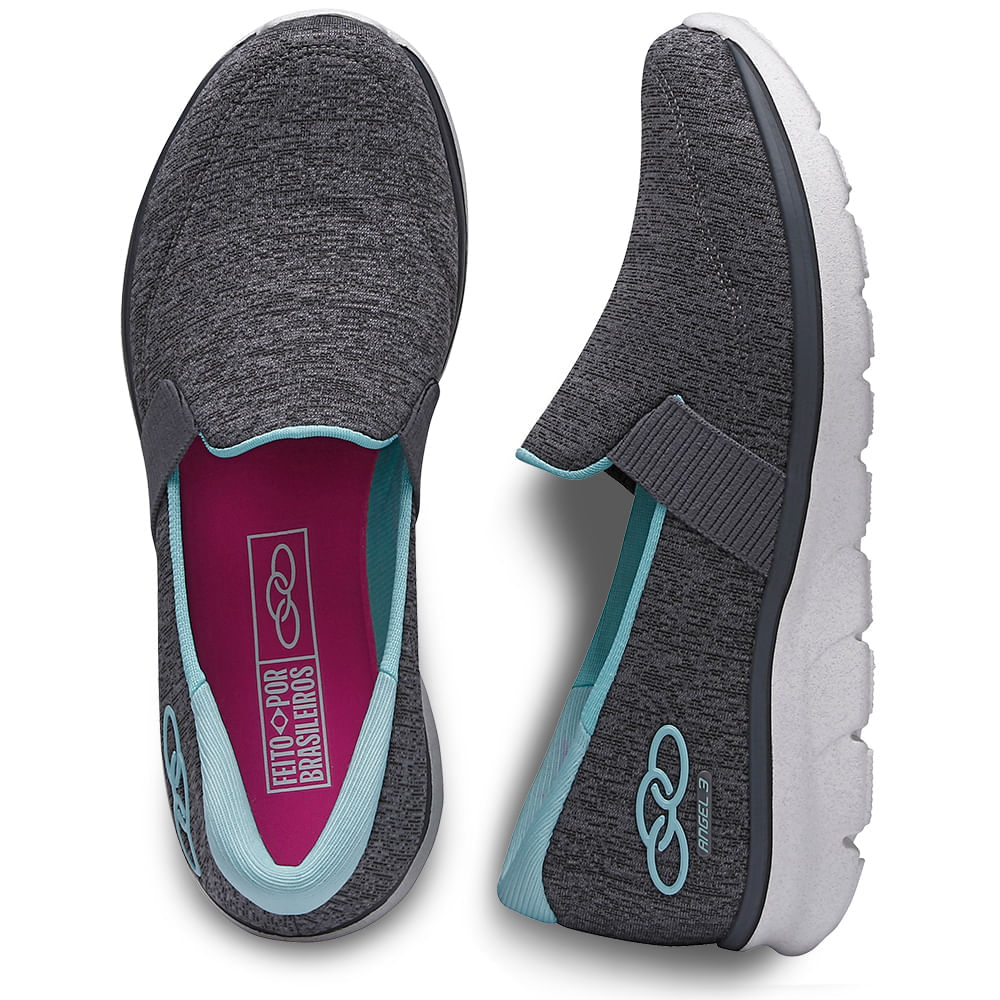 Miniatura Tênis Olympikus Angel 3 Feminino Cinza - 34