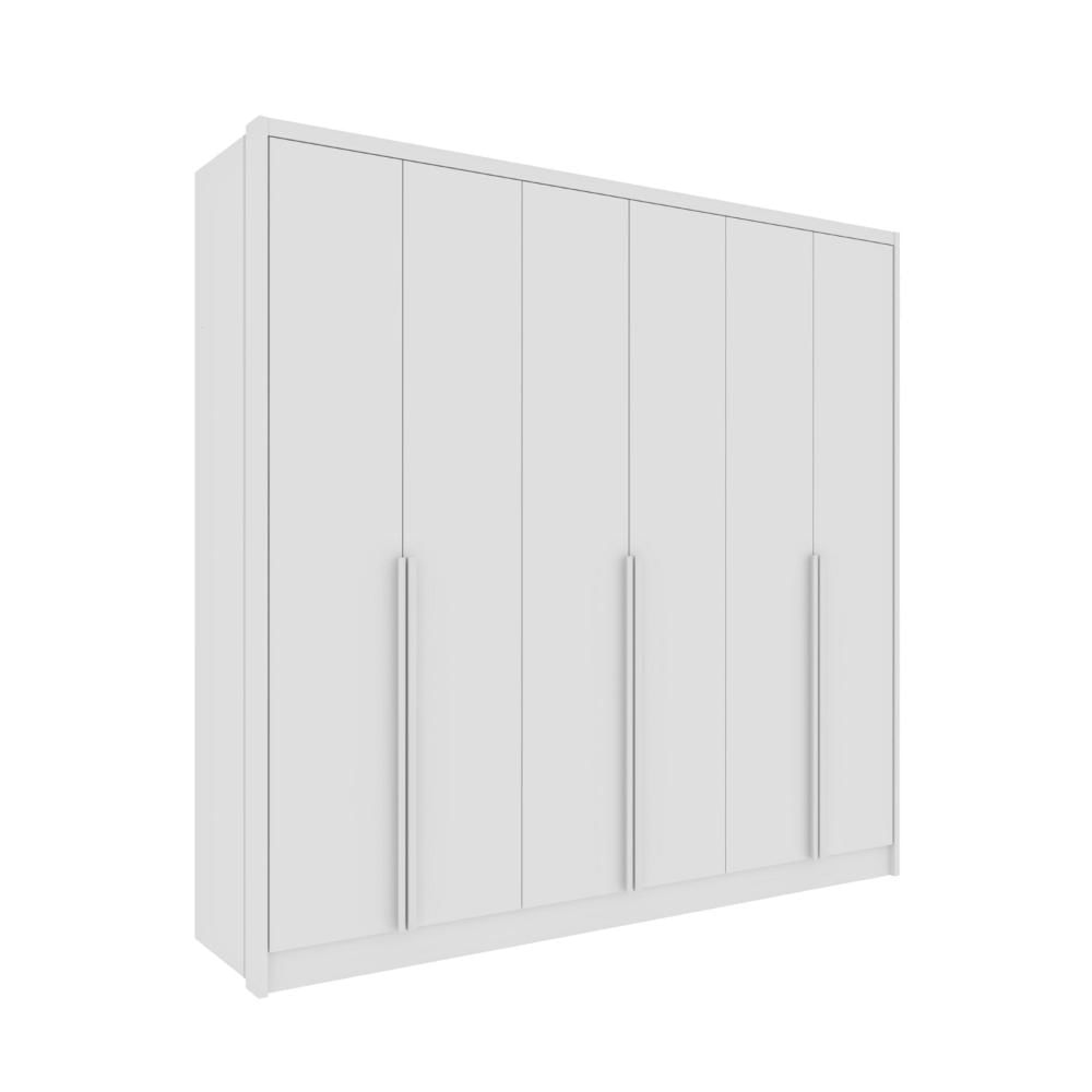 Miniatura Guarda Roupa Casal 6 Portas 6 Gavetas Sol Neve