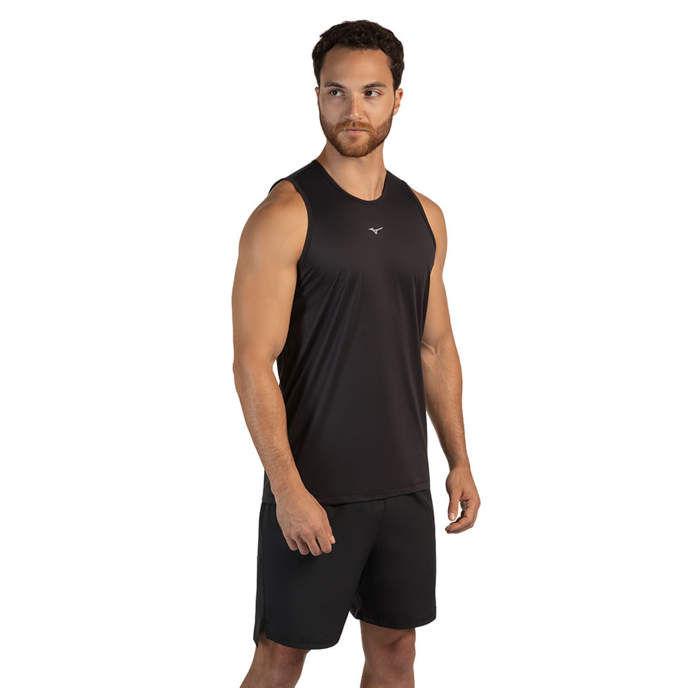 Miniatura Regata de Treino Masculina Mizuno Pro UV GG Preto