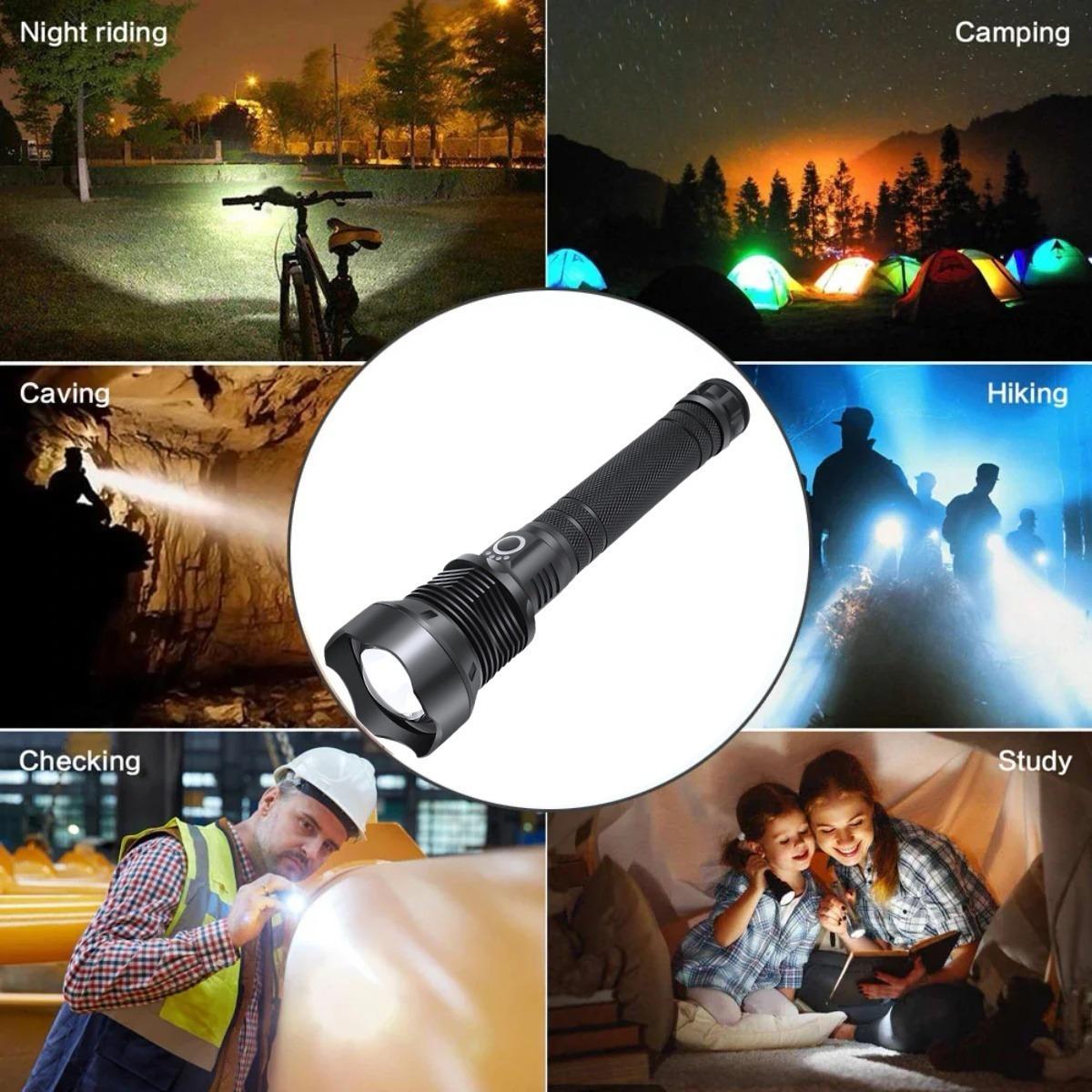 Miniatura Lanterna Holofote P90 Ultra Led Potente Mais Forte Do Mundo