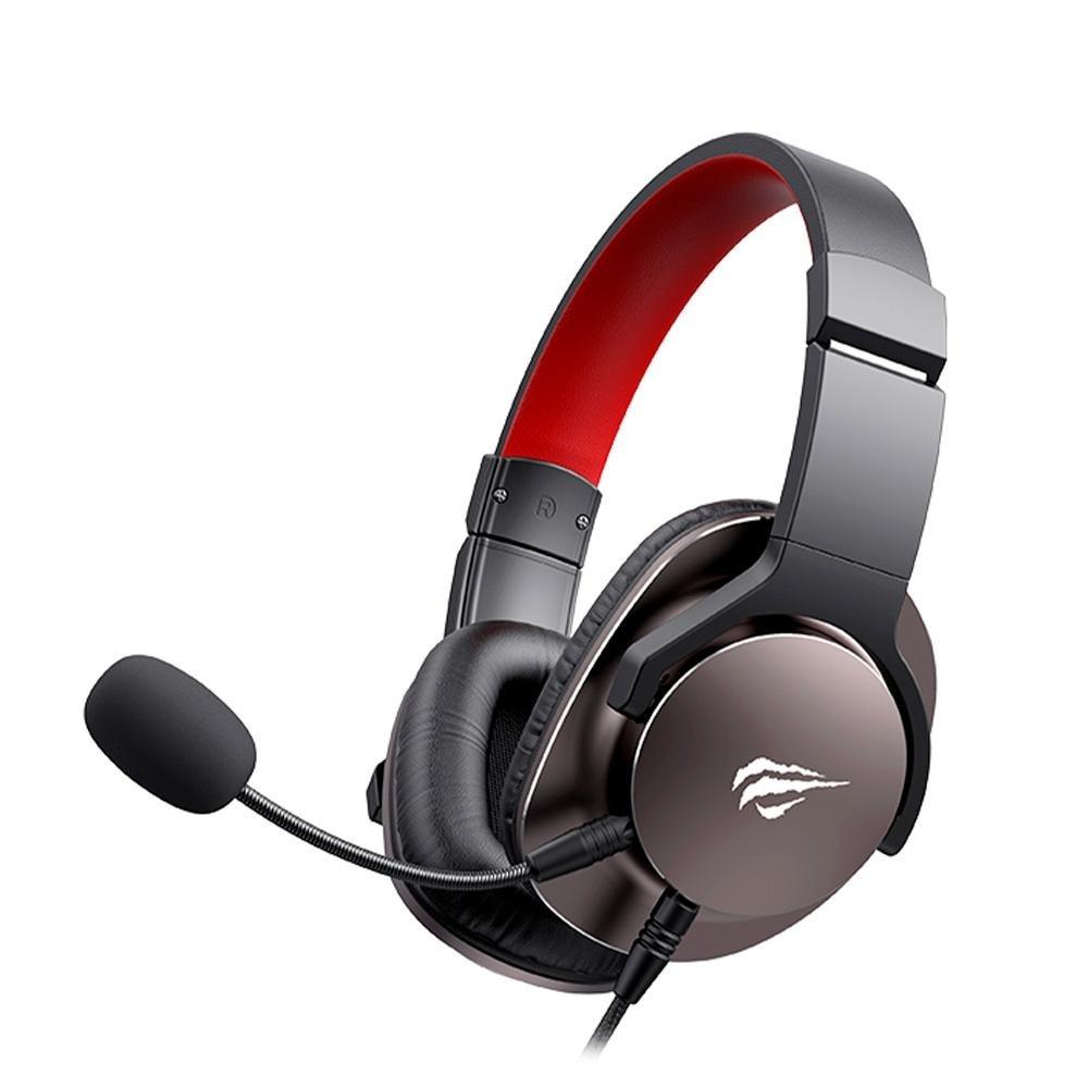 Miniatura Headset Gamer Havit Gamenote, 50mm, PS4, XBOX, Preto e Vermelho - H2030S
