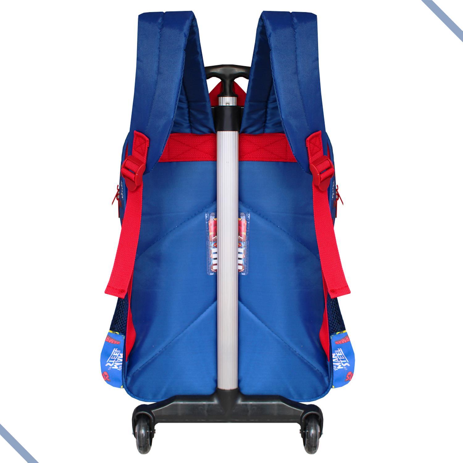 Mochila Infantil Rodinhas Superman Vs Lex Luthor Warner Bros