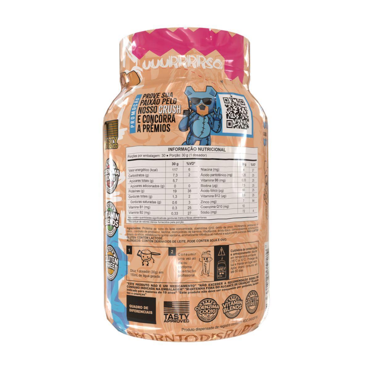 Miniatura 100% Whey Crush Concentrada Dulce De Leche 900G Under Labz
