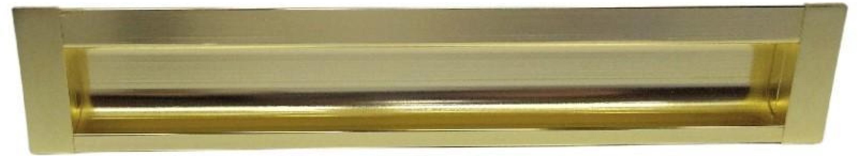 Miniatura Puxador Concha Dourado Italy Line Il155 Metal 192Mm