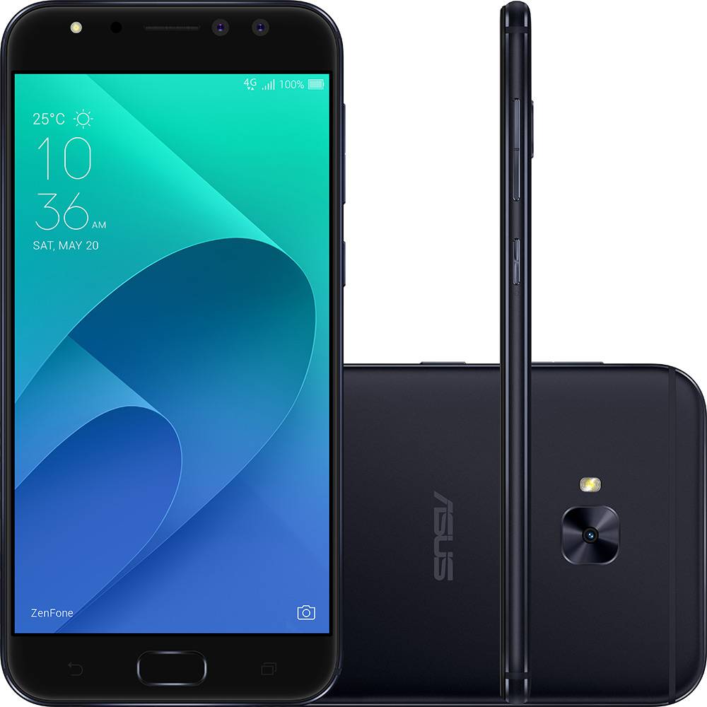 Miniatura Smartphone Asus Zenfone 4 Selfie Pro Preto Tela 5.5"
