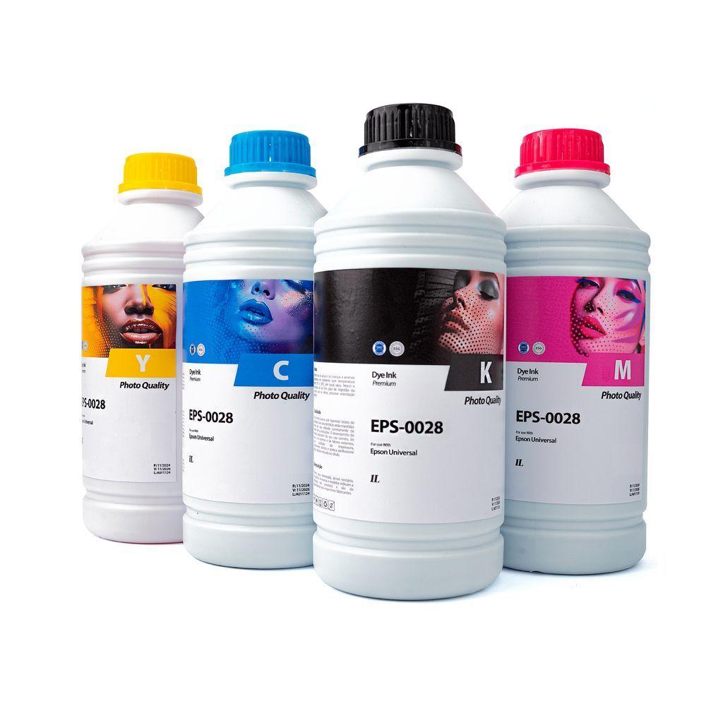 Miniatura Kit 4x Refis De Tinta Epson T664 L110 L120 L395 L455 4l