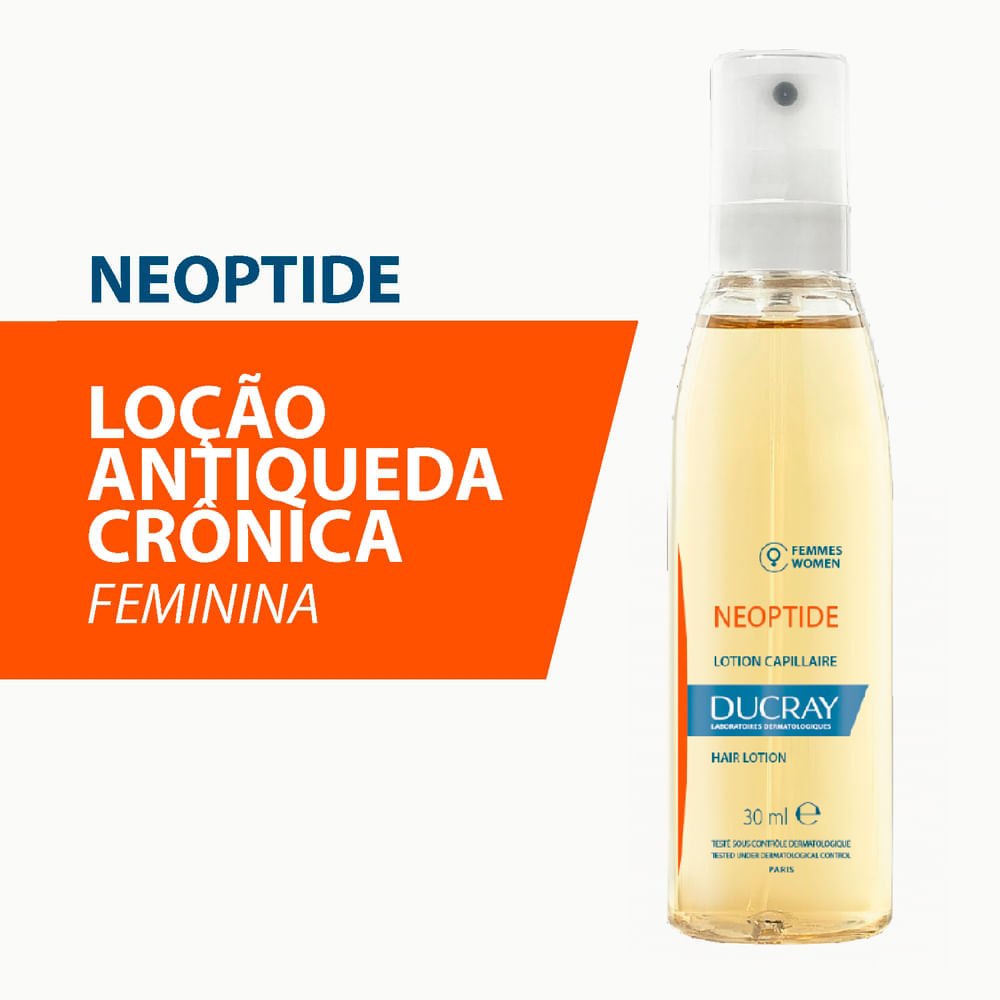 Miniatura Neoptide Loção Capilar Antiqueda Ducray com 3 Frascos de 30ml cada