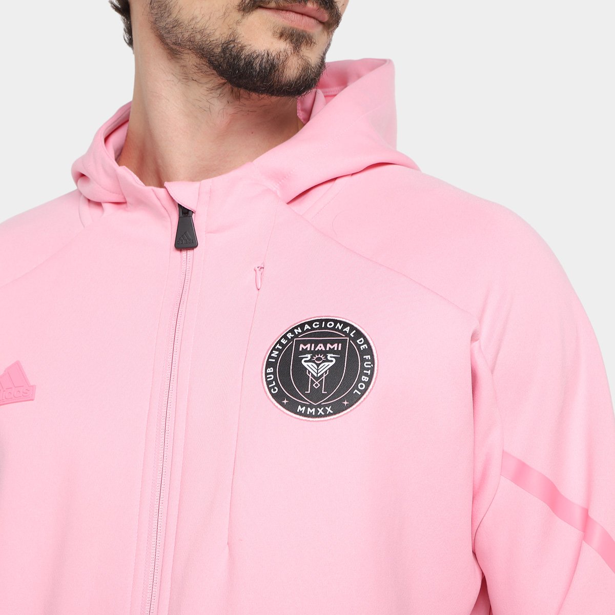 Miniatura Jaqueta Inter Miami 24/25 Hino For Gameday Masculina Rosa - EGG