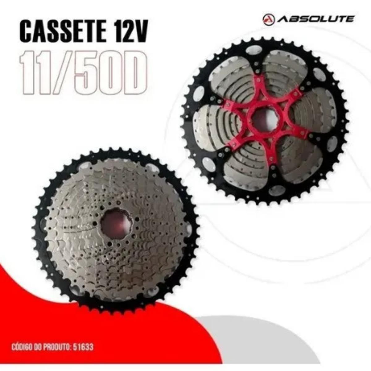 Coroa Cassete Absolute 11/50D 12 V K7 Bike