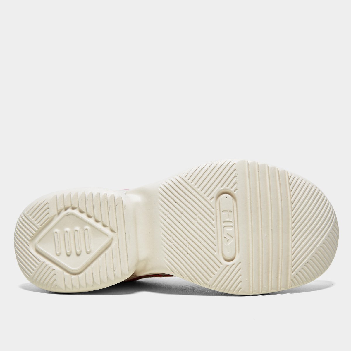 Miniatura Tênis Infantil Fila Split Bege+Coral - 30