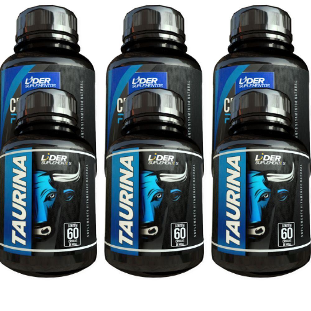 Miniatura Creatina E Taurina - 60 Cápsulas De 500Mg Kit Com 6 Potes