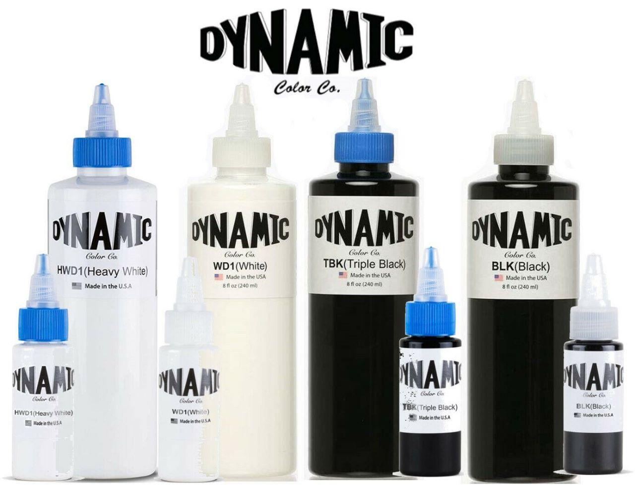 Miniatura Tinta Dynamic Triple Black E Dynamic Triple White 240Ml