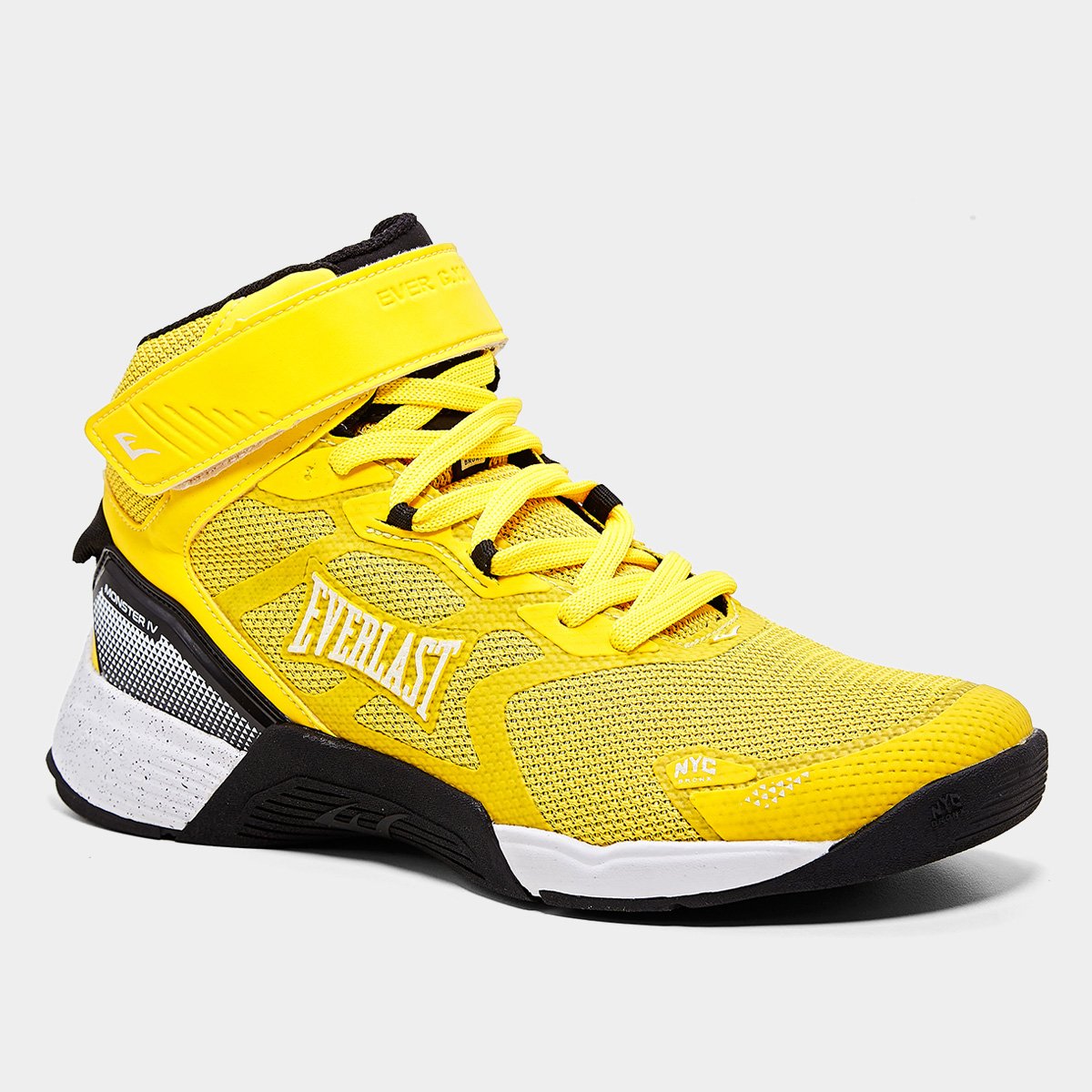 Miniatura Tênis Everlast Monster 4 Masculino Amarelo+Preto - 38