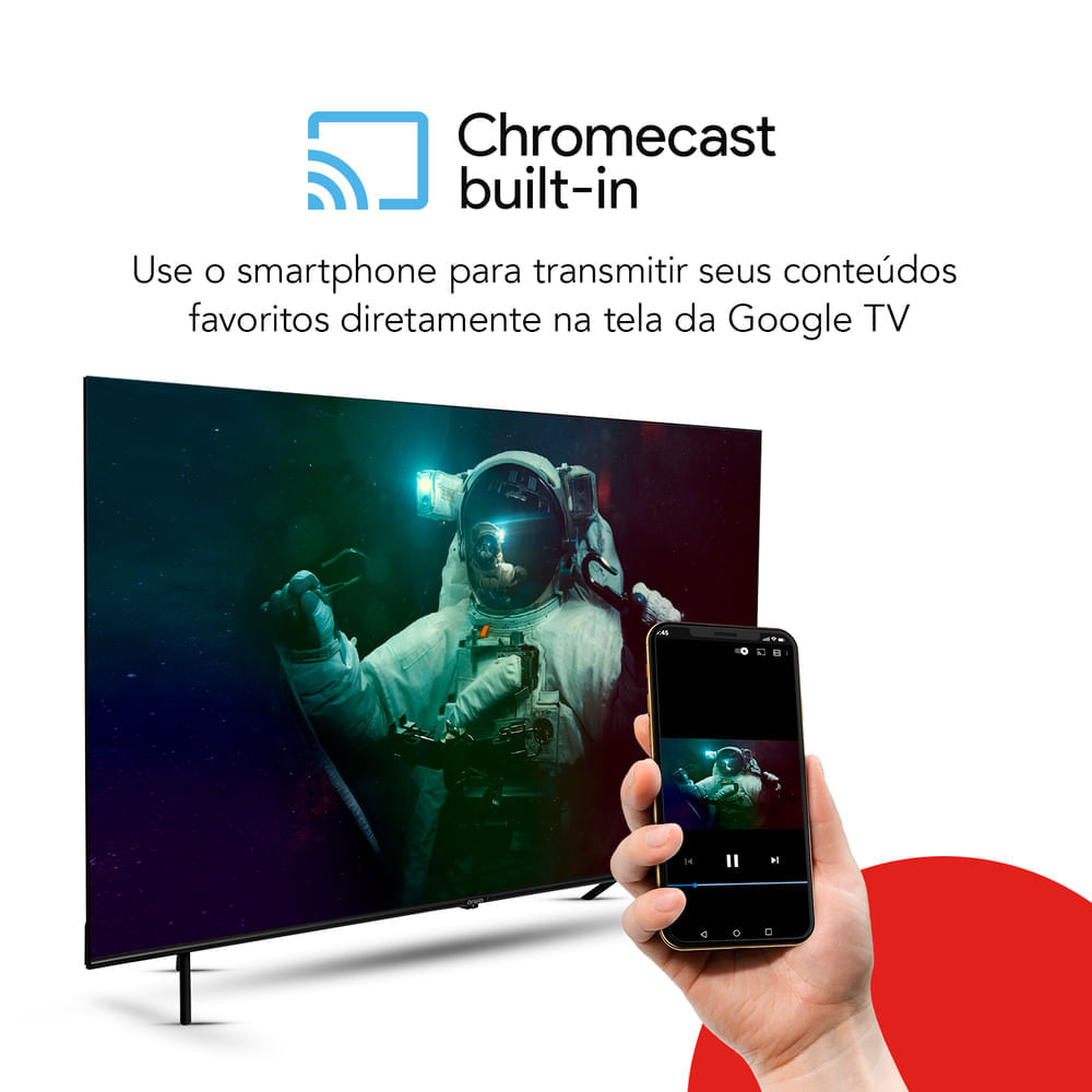 Miniatura Smart TV AIWA 65” GOOGLE TV 4K Comando de voz Dolby Vision&Atmos AWS-TV-65-BL-01-G TV 65 GOOGLE INF AWS-TV-65-BL-01-G
