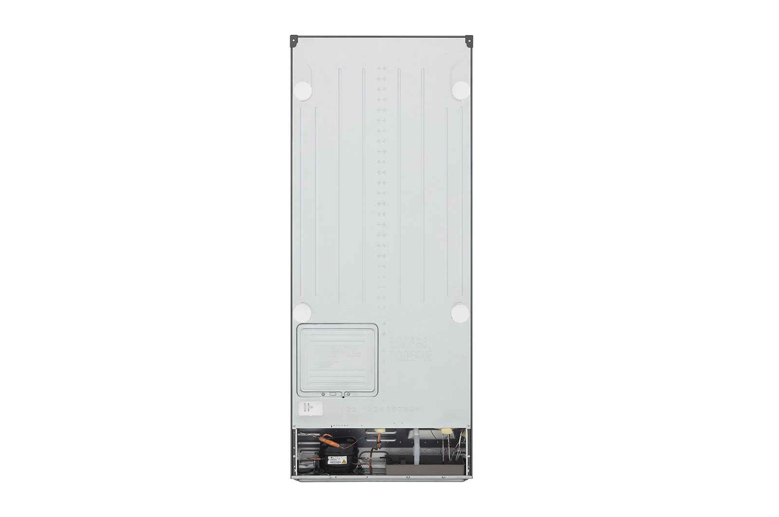 Geladeira LG Frost Free Inverter 395L Duplex Cor Platinum Inox (GN-B392PQD) - 220V