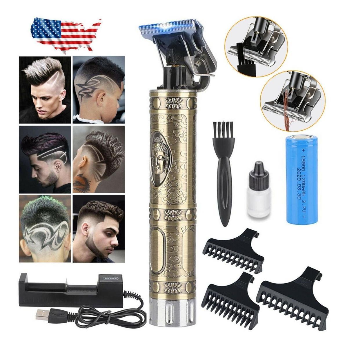 Miniatura Máquina de Cortar Cabelo Dragon - Aço Carbono - Bivolt