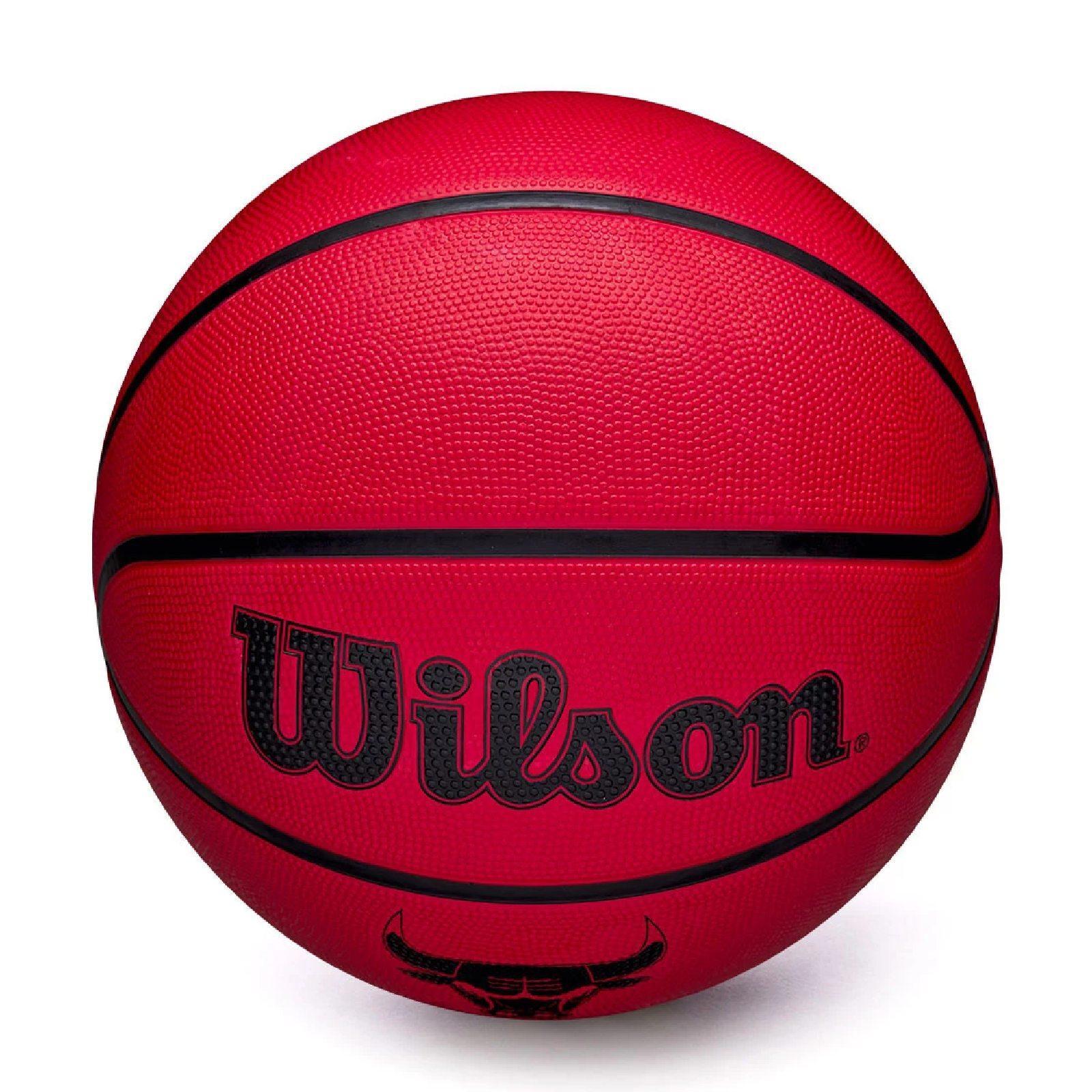 Miniatura Bola De Basquete Wilson Nba Team Tribute Solid Chicago Bulls