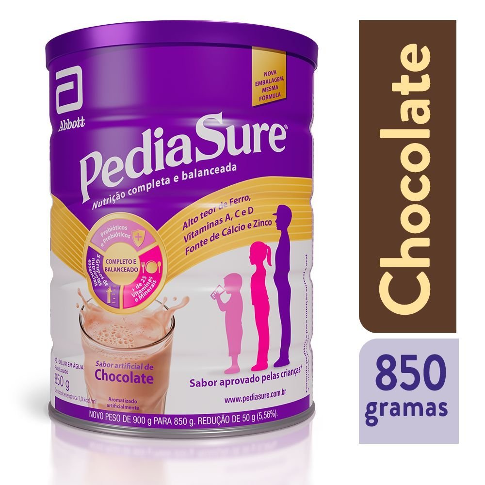 Miniatura Pediasure Chocolate 850g