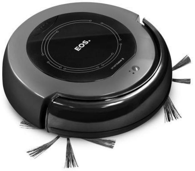 Miniatura Robô Aspirador De Pó Eos Smart Clean Ear01T Titanium Bivolt