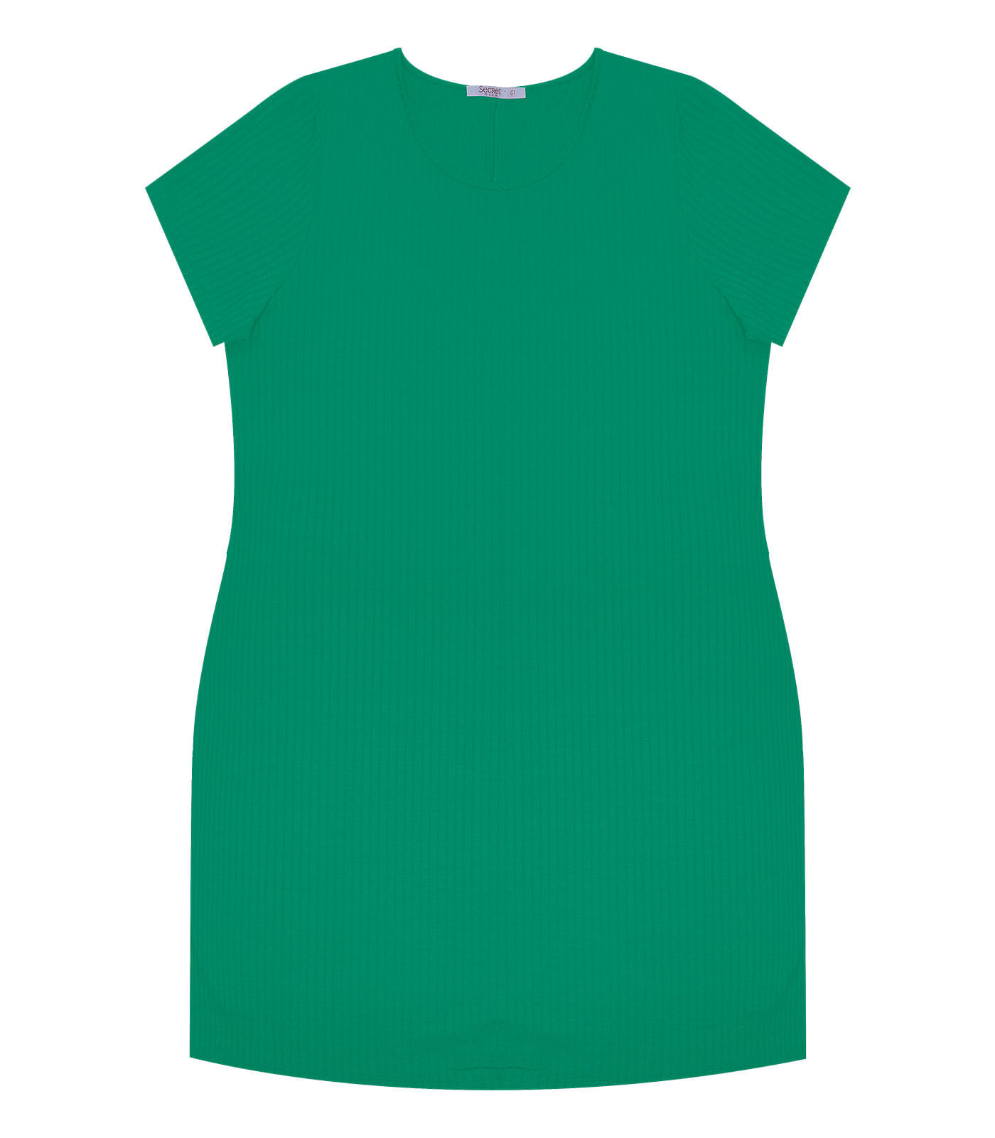Miniatura Vestido Feminino Plus Size Secret Glam Verde Plus G1