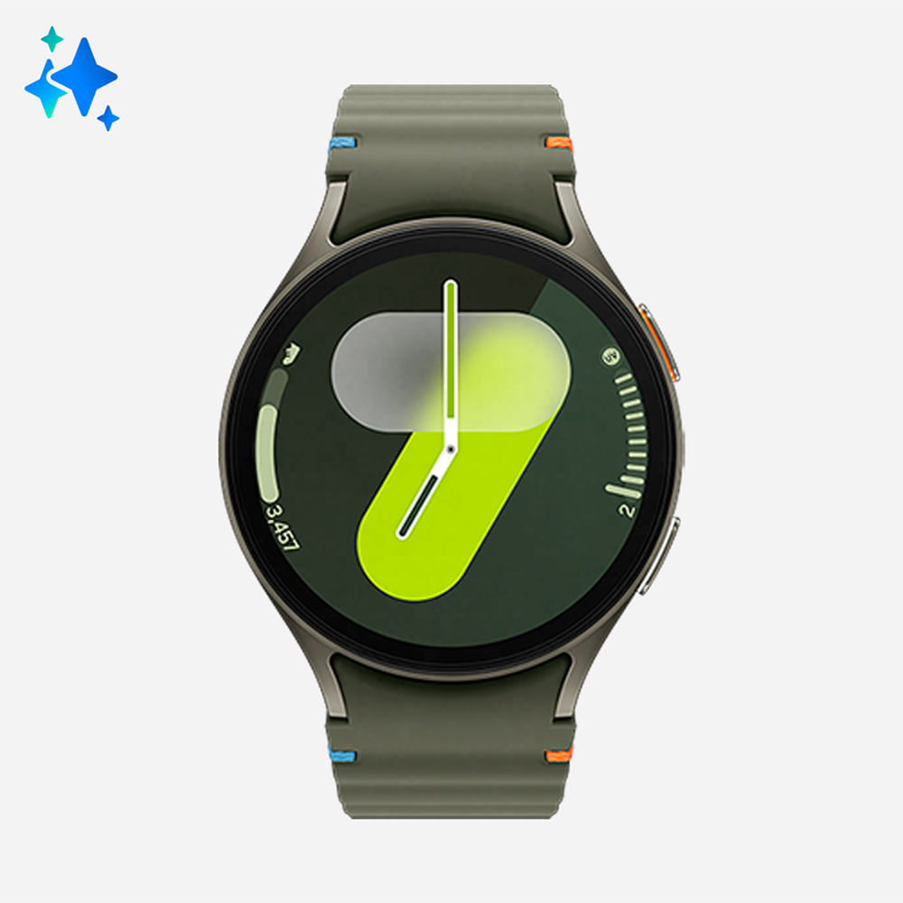 Miniatura Galaxy Watch 7 BT 44mm Samsung Verde com 1,47", Bluetooth e 32GB