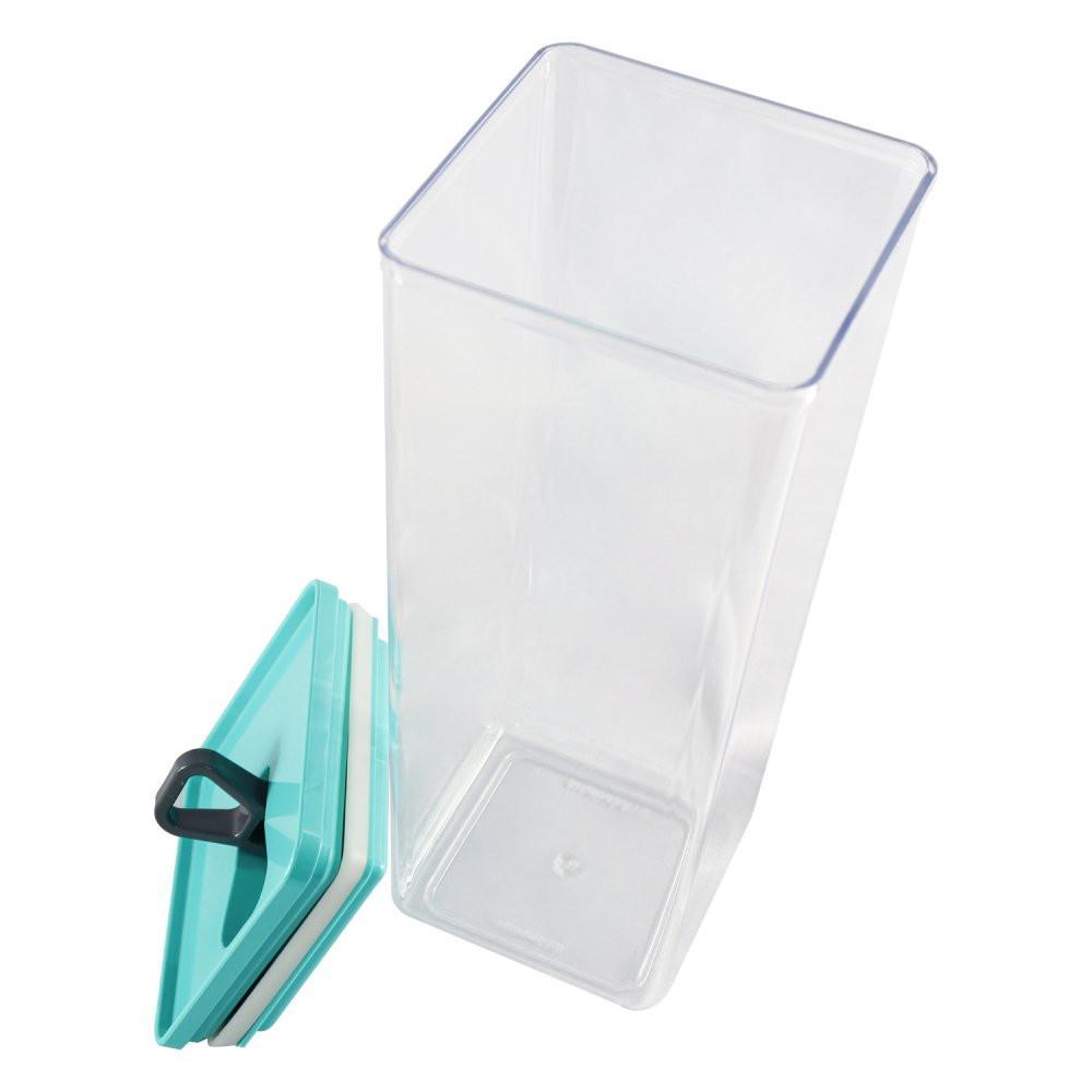 Miniatura Kit 3 Potes Organizador Alimentos Hermético Verde 5 Litros