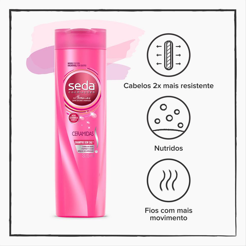 Miniatura Kit Com 02 - Shampoo Seda S.O.S - Ceramidas - 325Ml Cada