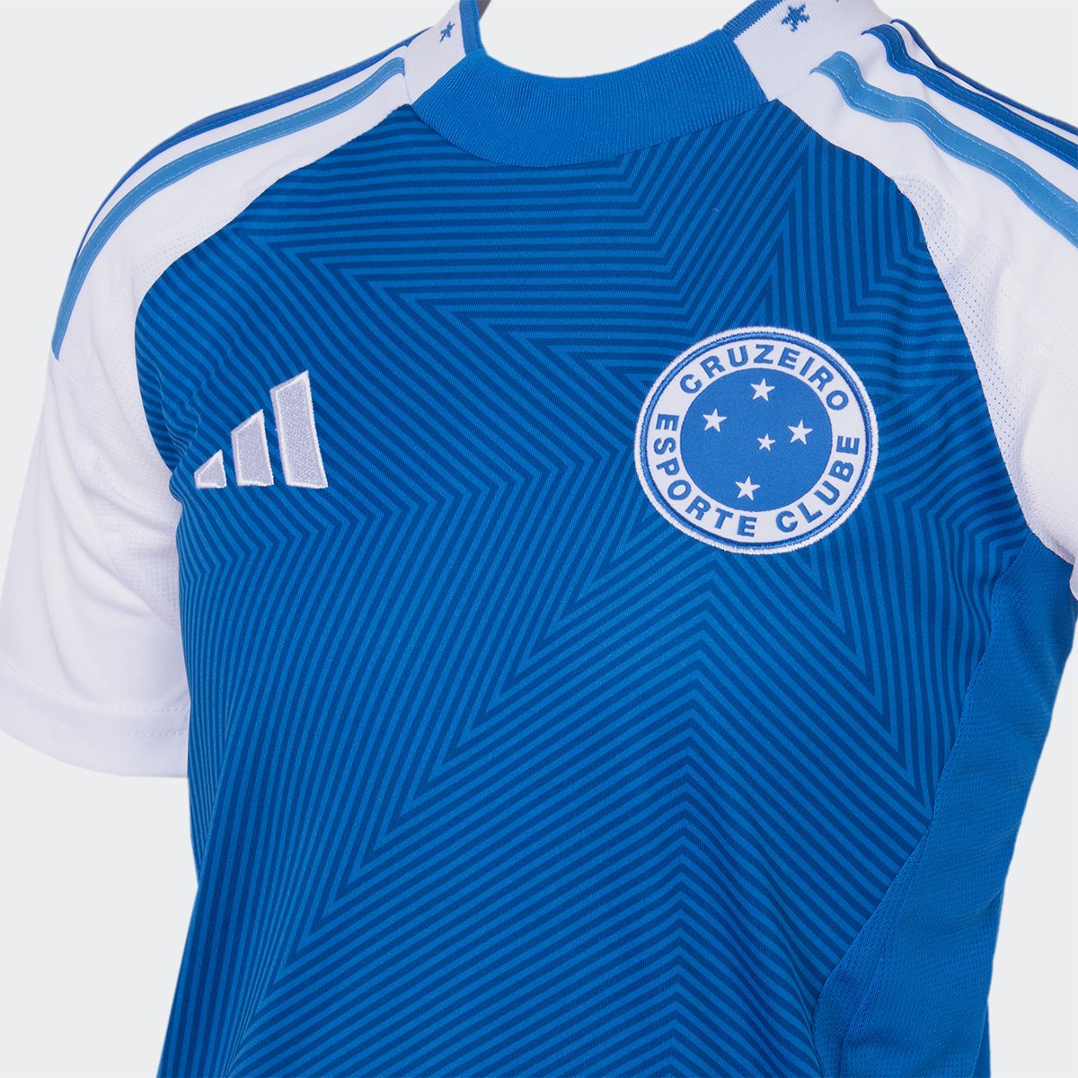 Miniatura Camisa Cruzeiro Infantil I 25/26 s/n Torcedor Adidas Azul - 11/12A