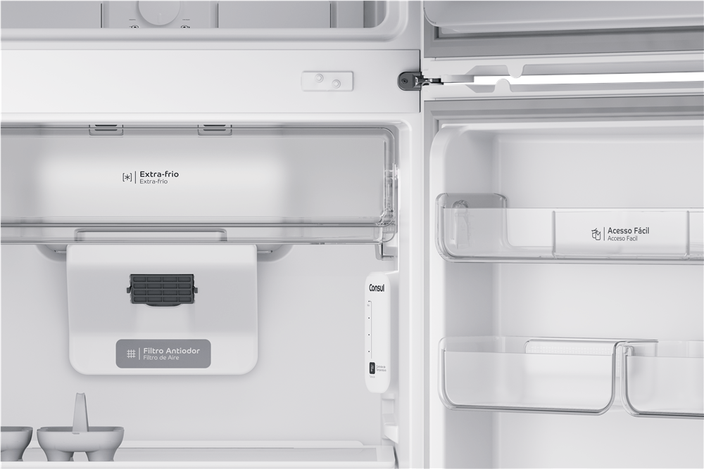 Geladeira frost free duplex Consul branca 410 litros - CRM50LB 110V