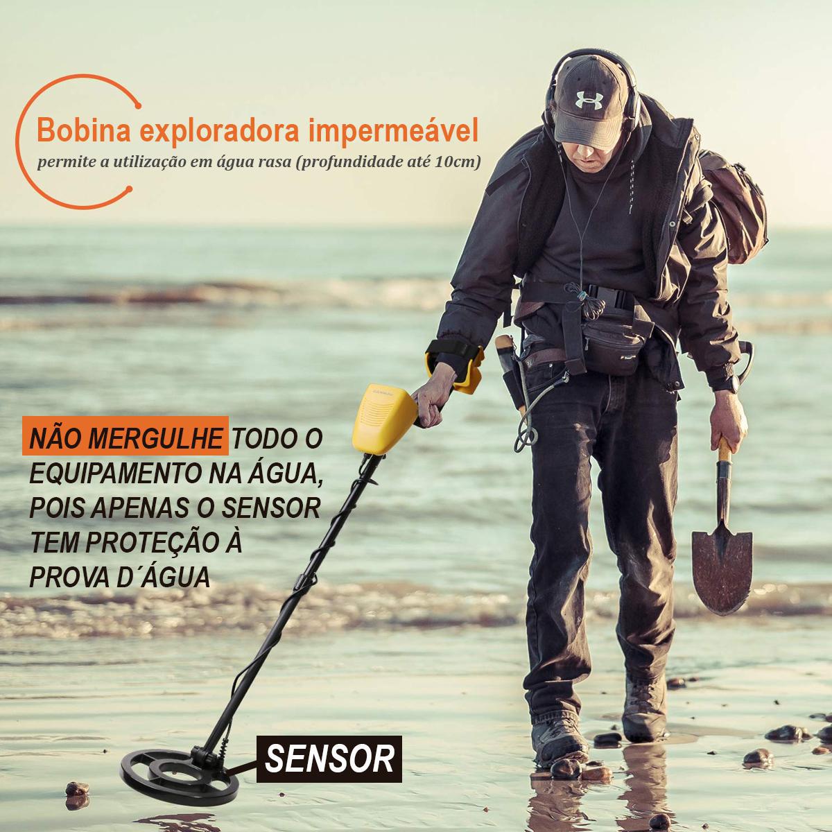 Miniatura Detector De Metais Md-3028 Portátil Ferro Alumínio Ouro