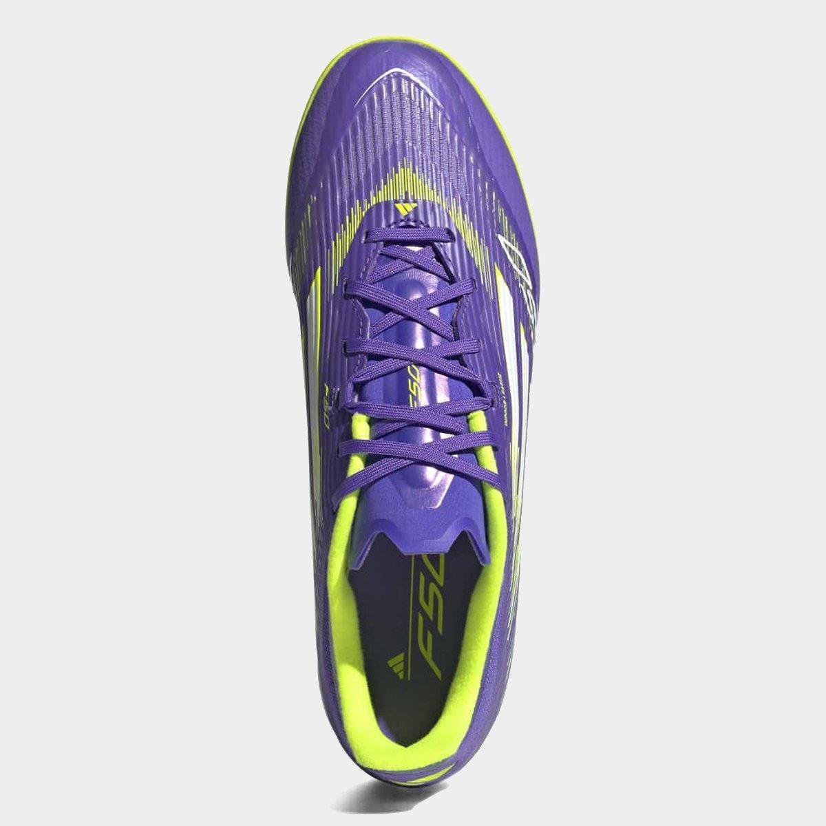 Miniatura Chuteira Futsal Adidas F50 League Unissex Roxo - 37
