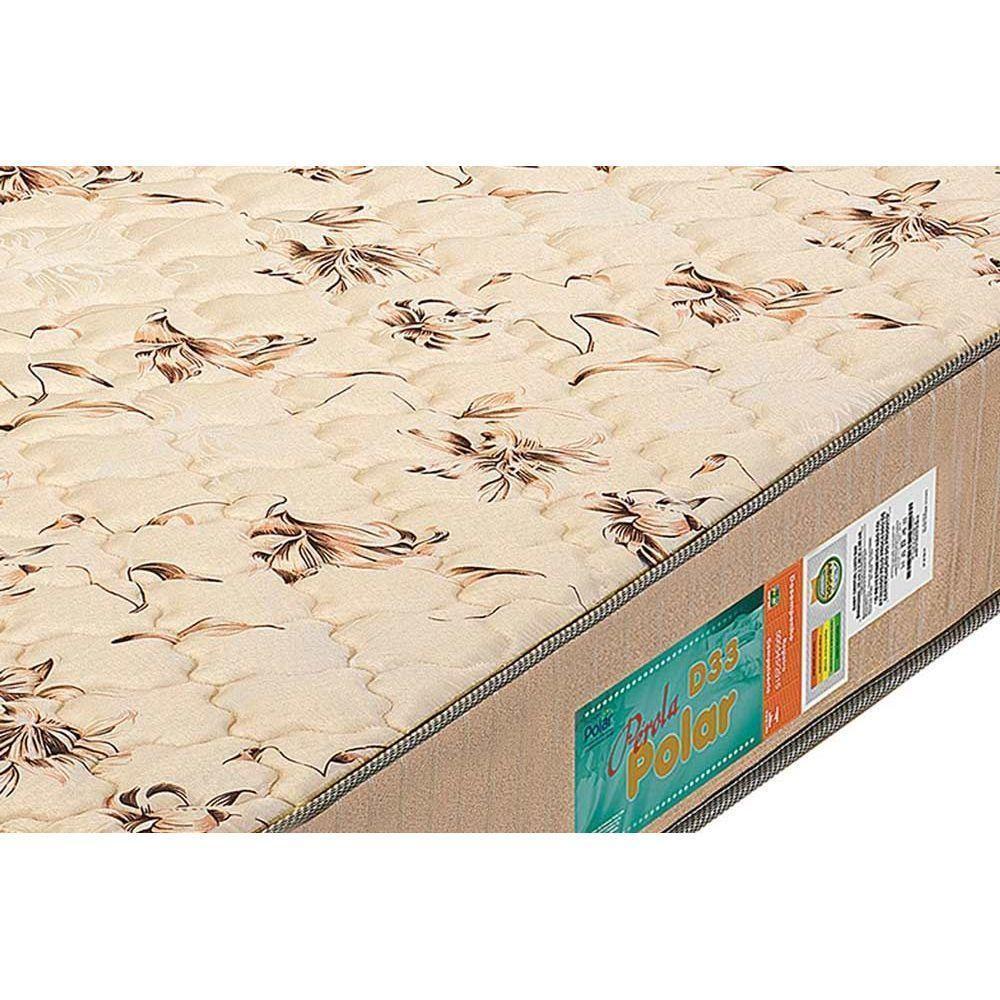 Miniatura Colchão Solteiro Espuma D33 Pérola Clean (88x188x17) - Polar