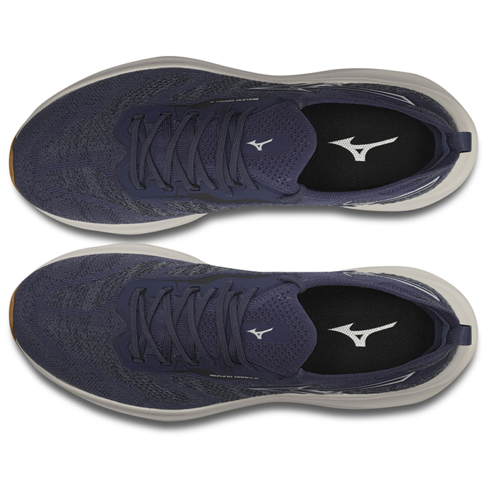 Miniatura Tênis de Corrida Masculino Mizuno Oracle Cinza - 38