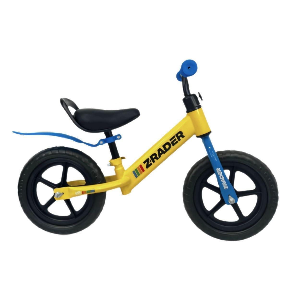 Miniatura Bicicleta Bike Infantil Equilíbrio Sem Pedal Zrader Amarela