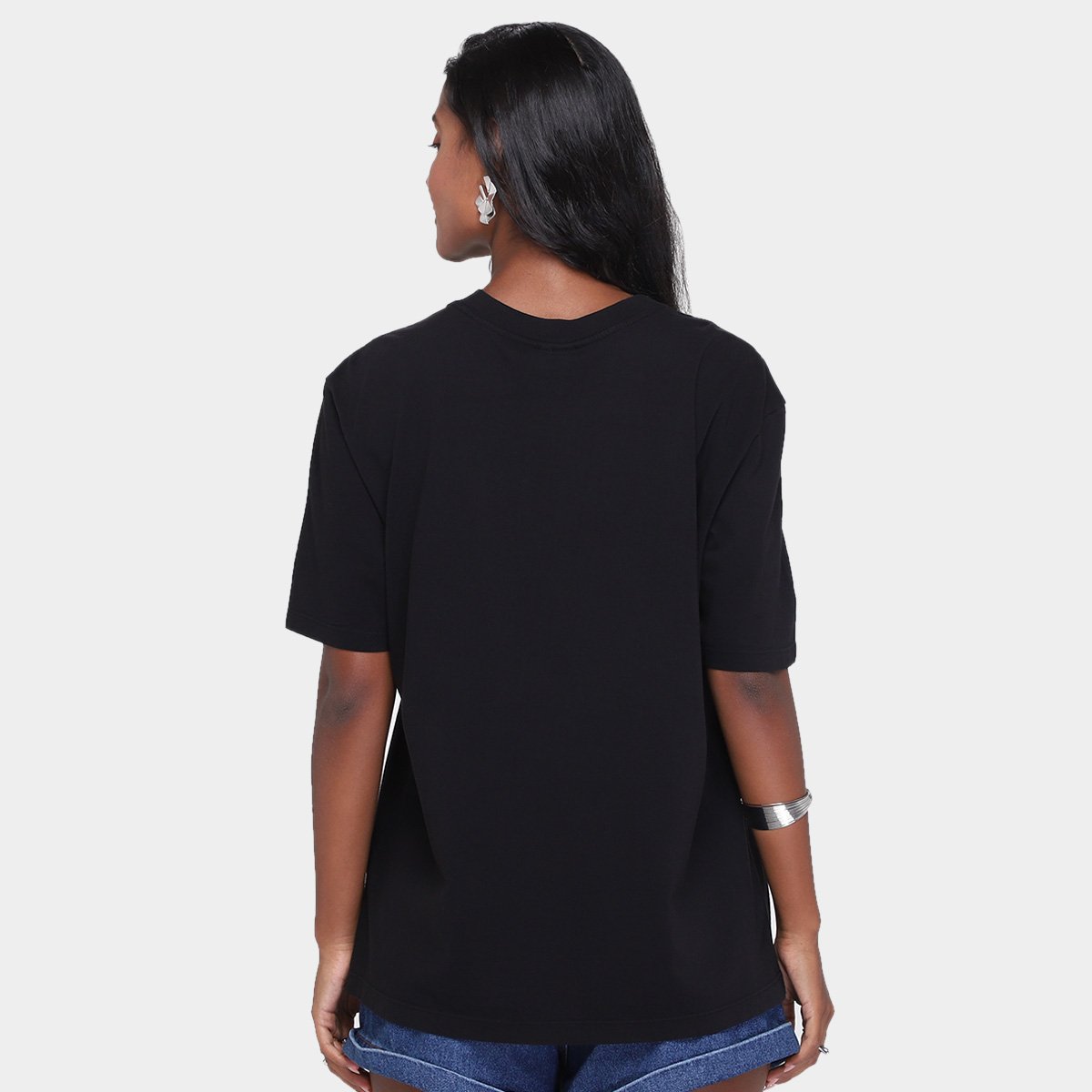 Miniatura Camiseta Farm Paisagem Ipanema Feminina Preto - G