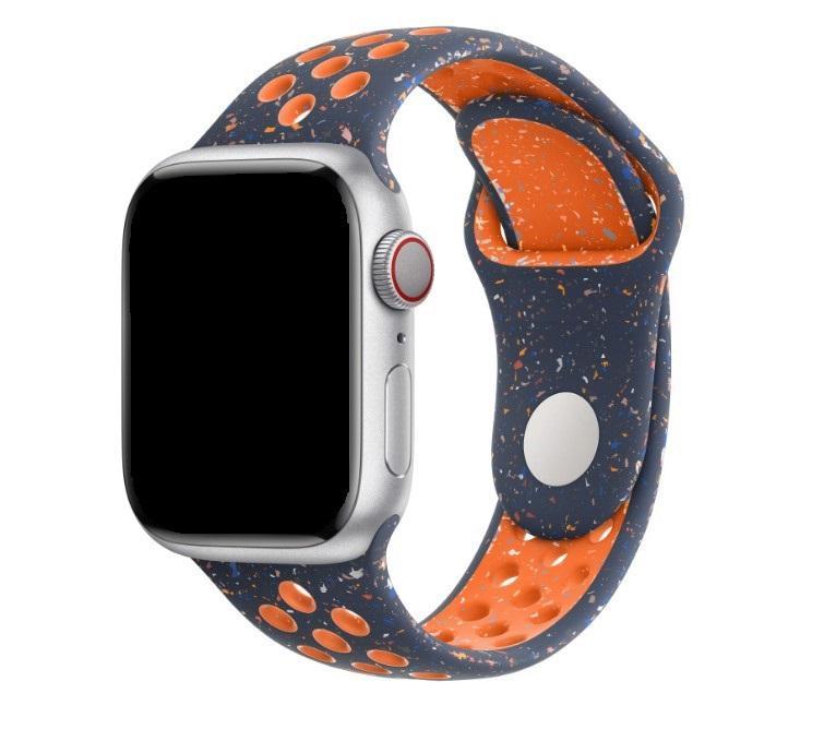 Miniatura Pulseira Esportiva Para Watch 38/40/41Mm - Blue Flame
