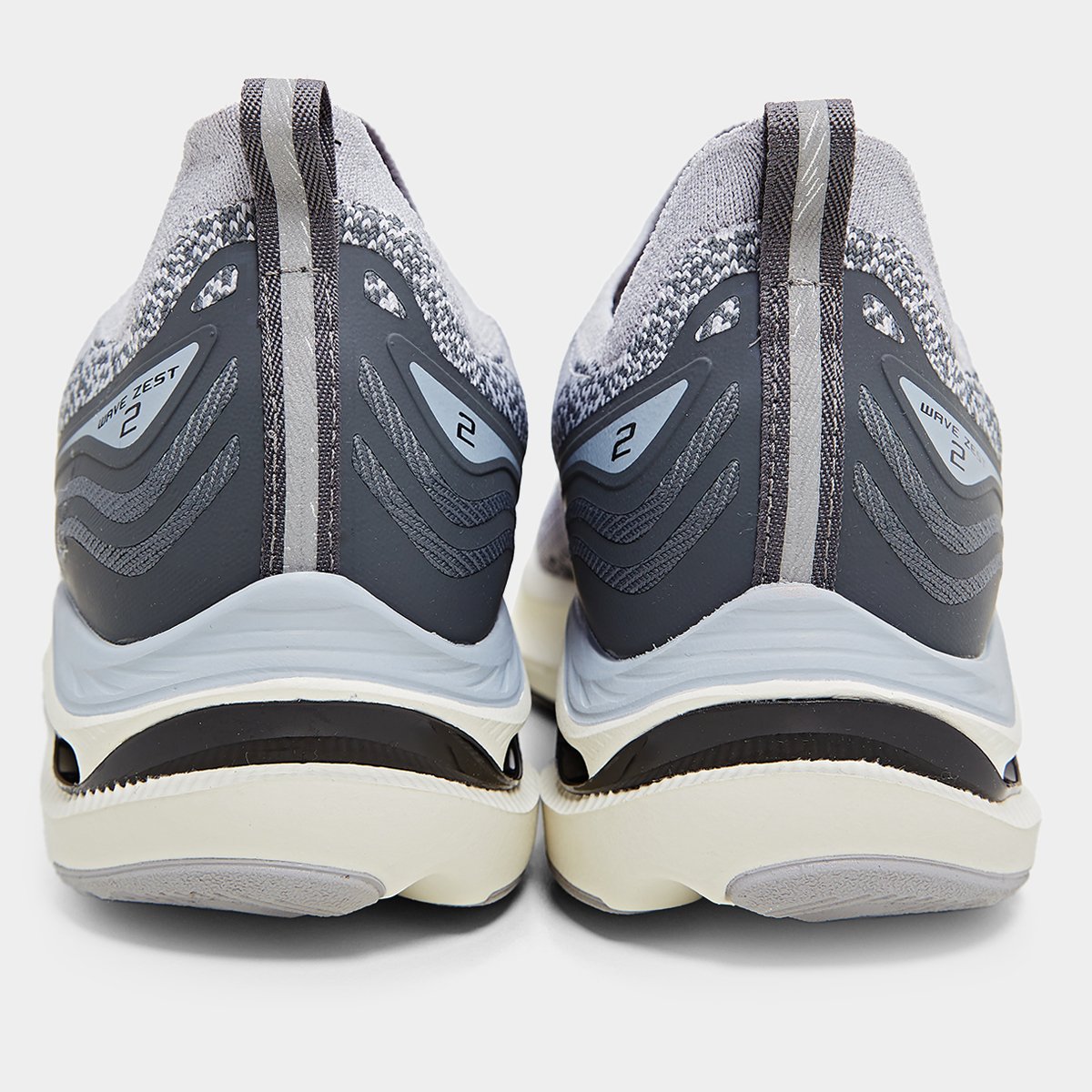 Miniatura Tênis Mizuno Wave Zest 2 Masculino Cinza - 38
