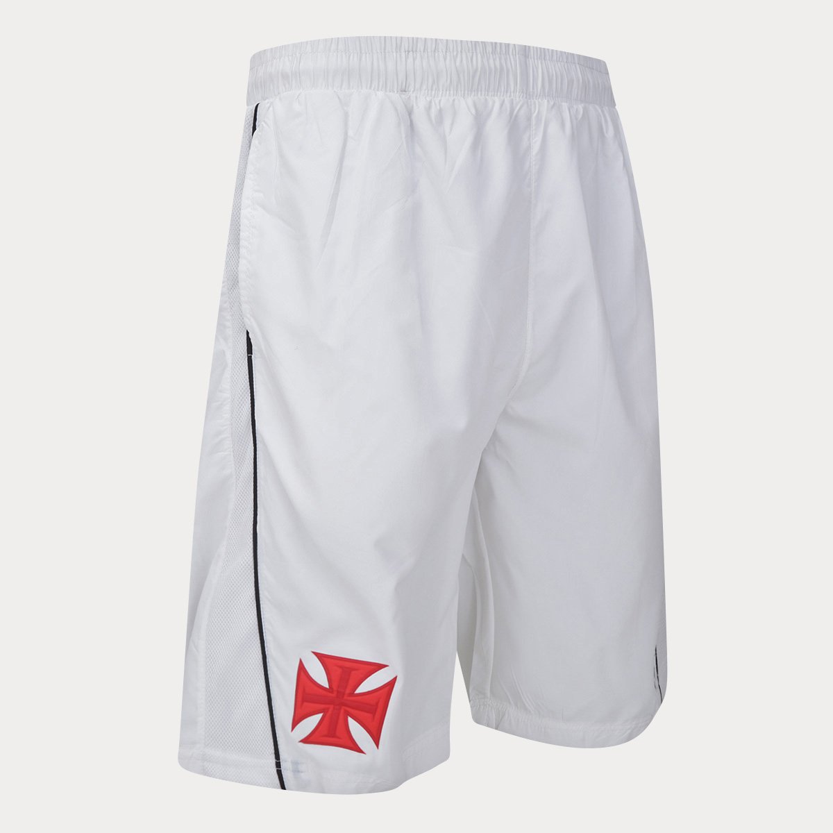 Miniatura Bermuda Vasco da Gama Kappa Supporter Masculina Branco+Preto - EGG