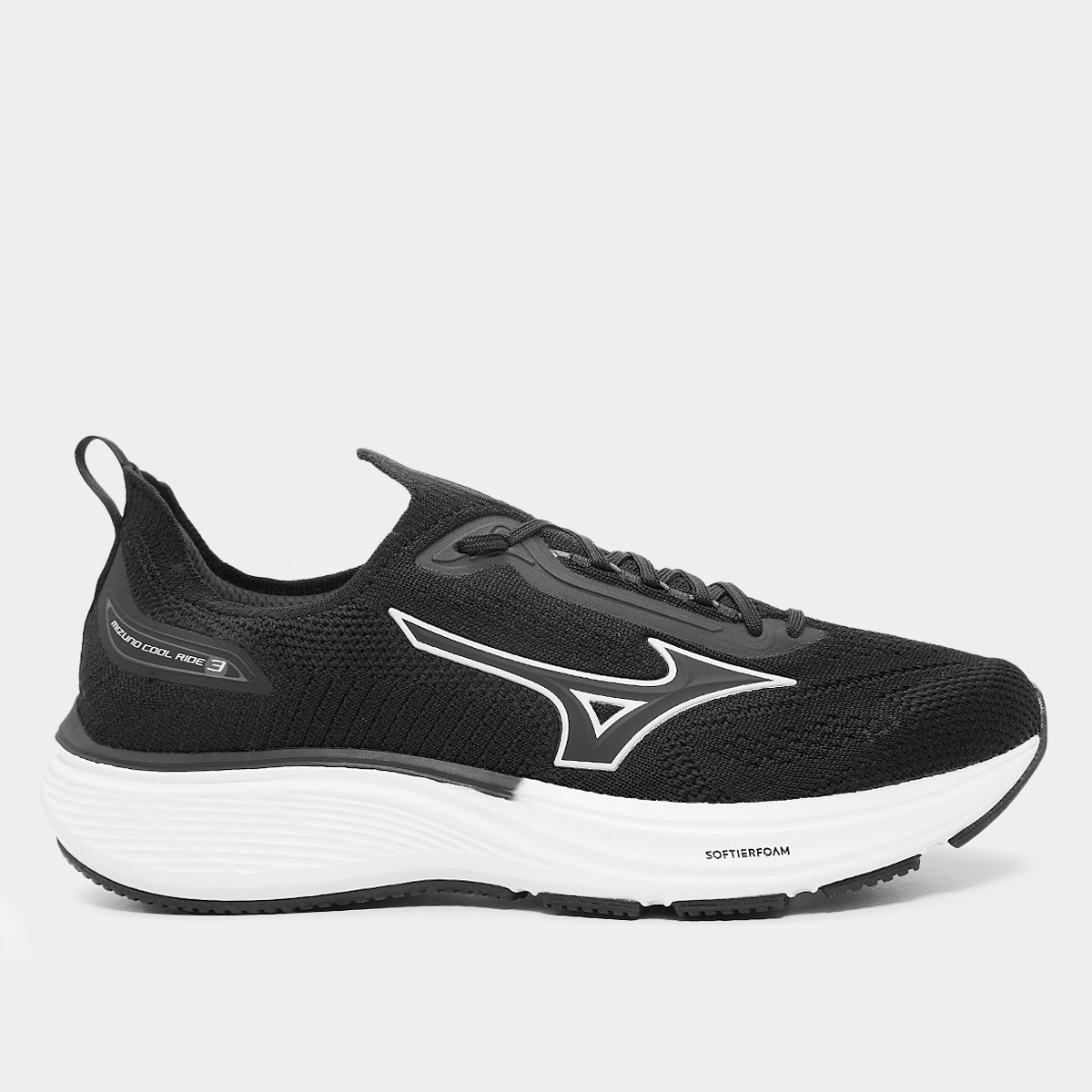 Miniatura Tênis Mizuno Cool Ride 3 Masculino Preto - 38